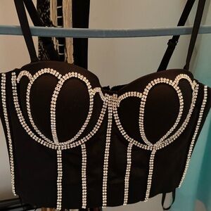 Rhinestone Bustier